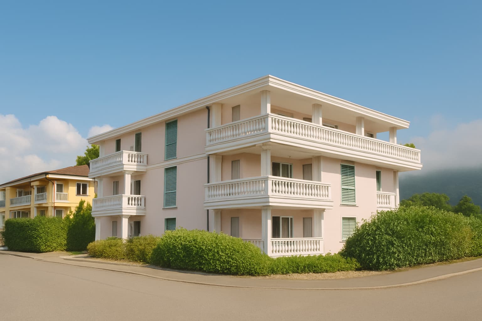 PPE Paradiso — façade de l’immeuble